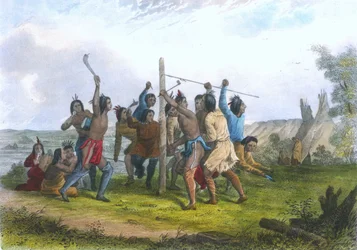 Striking the Post, 1853